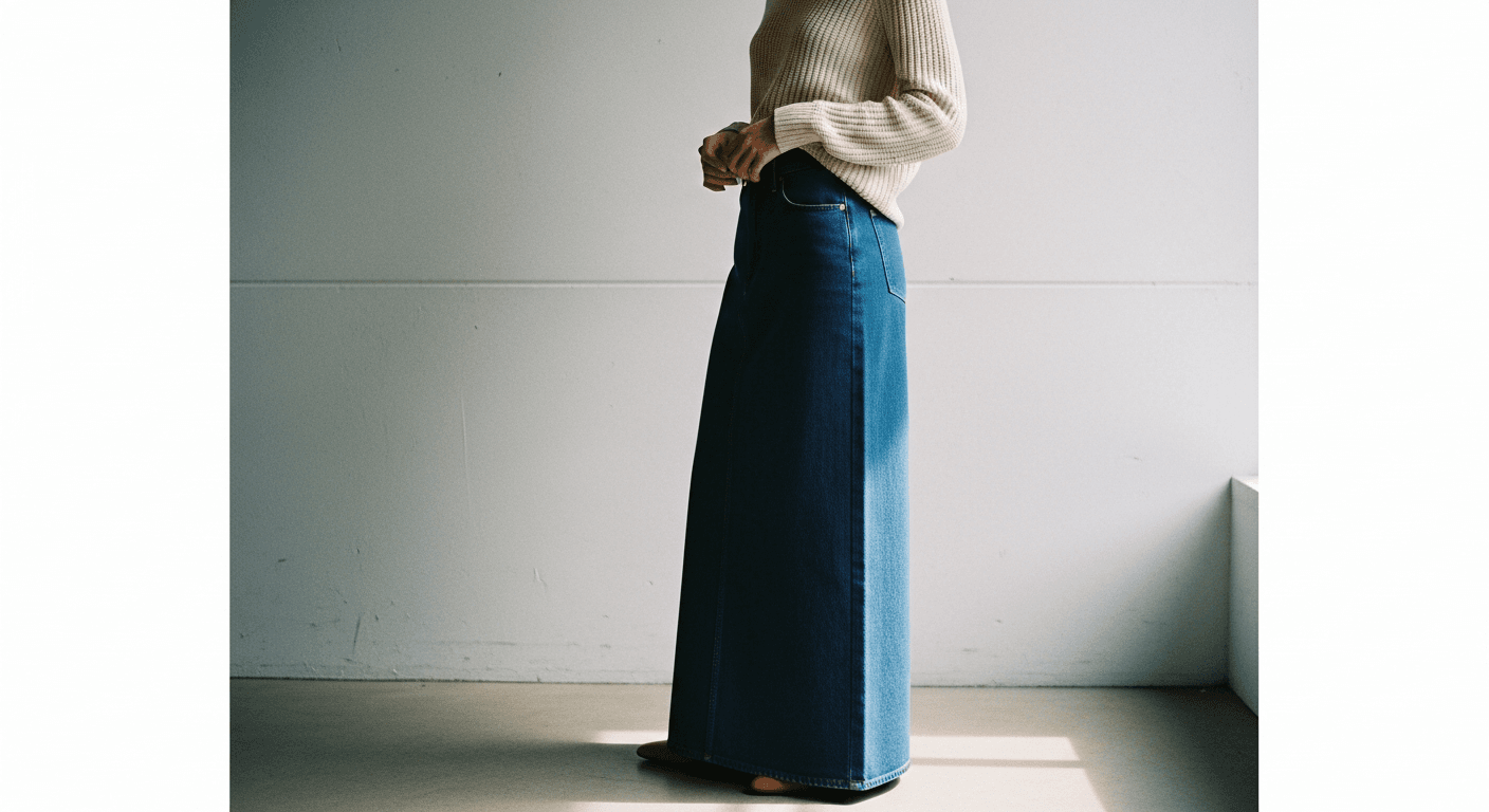Om denimskjørtet